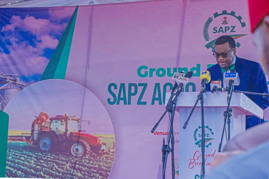 AFDB President SAPZ Kaduna Ground Breaking