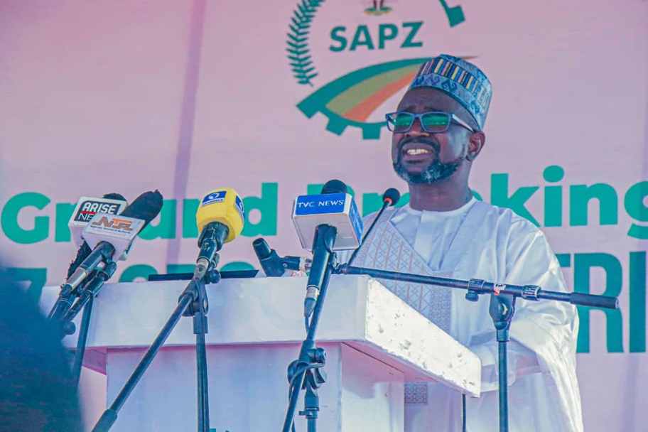 Commissioner of Agriculture SAPZ Kaduna Ground Breaking