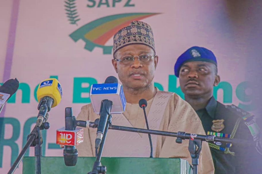 Governor Uba Sani SAPZ Kaduna Ground Breaking
