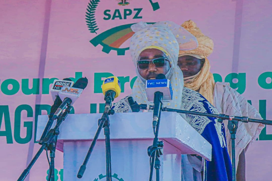 Emir of Zazzau SAPZ Kaduna Ground Breaking