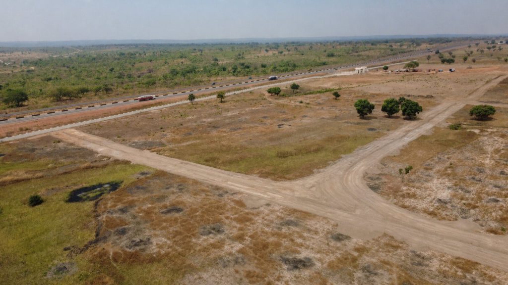 Cleared road corridor 1